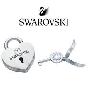🆕 Swarovski lock and key set